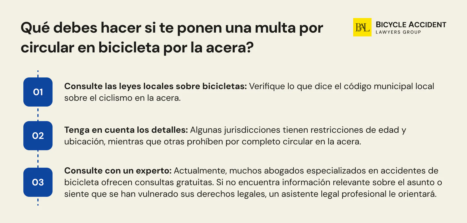 Qué debes hacer si te ponen una multa por circular en bicicleta por la acera